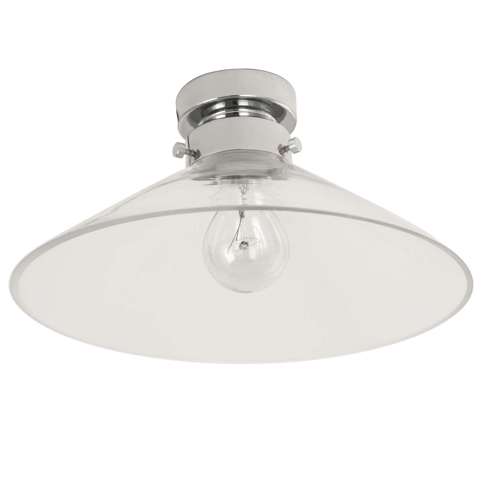 D.I.Y. Batten Fix Ceiling Lights - Large Cone Shape Fixtures