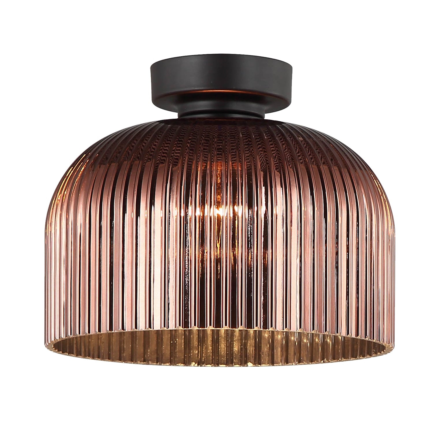 DIYVINTAJ: D.I.Y. Dome Ribbed Glass Batten Fix Ceiling Lights
