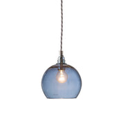 Rowan Pendant Light W155mm Glass Matt Silver