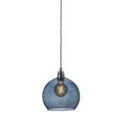 Rowan Pendant Light W220mm Glass Matt Silver