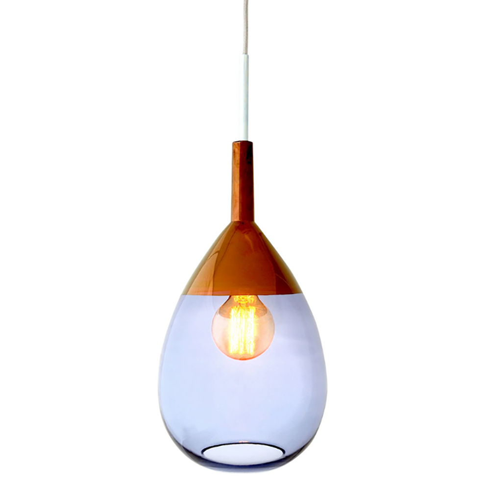 Lute Pendant Light W220mm Glass