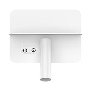 Domus CHARGE-02 - 4.5W LED Interior Bedside Focus & Backlit Wall Light With Dimmable Touch Switch & USB Charging IP20 3000K-Domus Lighting-Ozlighting.com.au