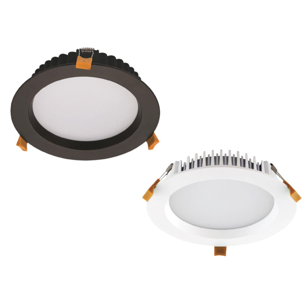 Deep Colour Led Domus DECO-20-DALI - DALI Dimmable 20W LED Tri-Colour Round Deep Face ...
