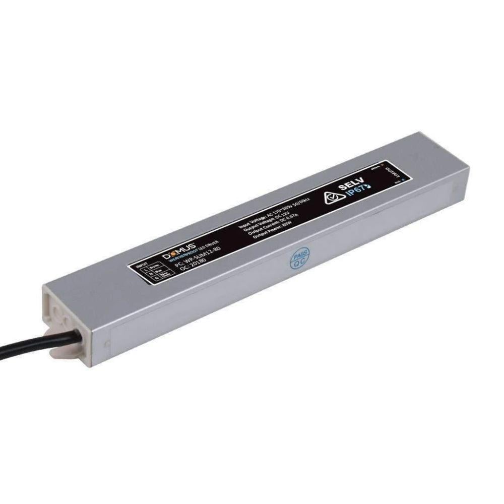 SLIM - 12V DC Constant Voltage Weatherproof IP66 LED Driver-Domus Lighting-Ozlighting.com.au