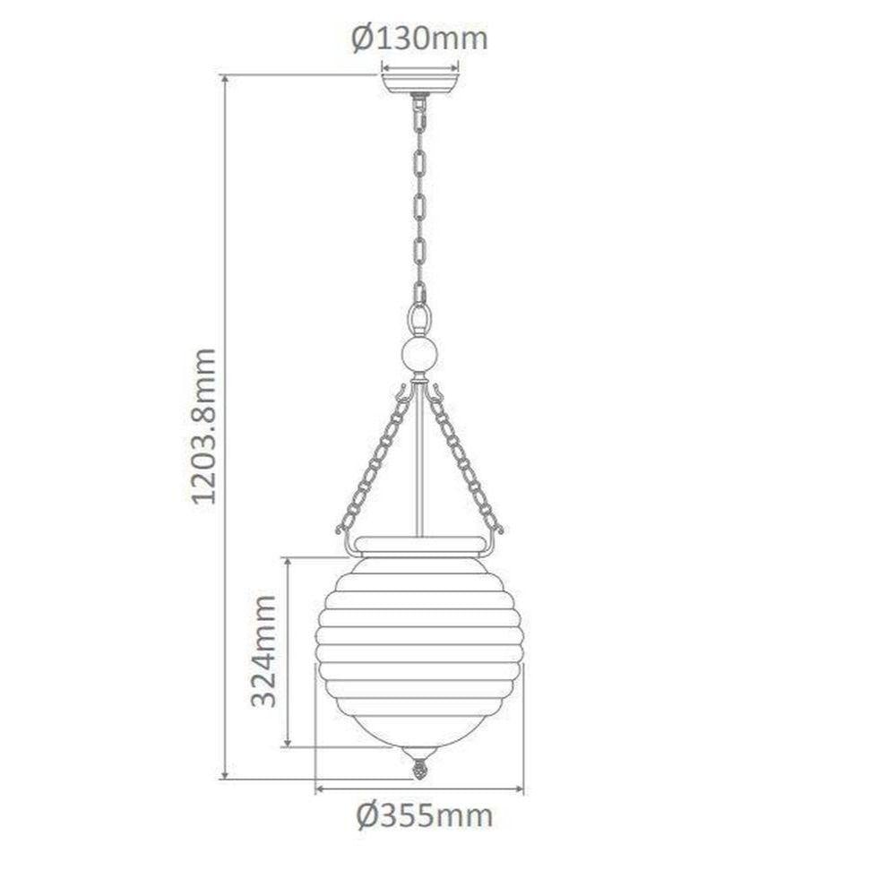 Domus ERIN - 3 Light Lantern Pendant-Domus Lighting-Ozlighting.com.au