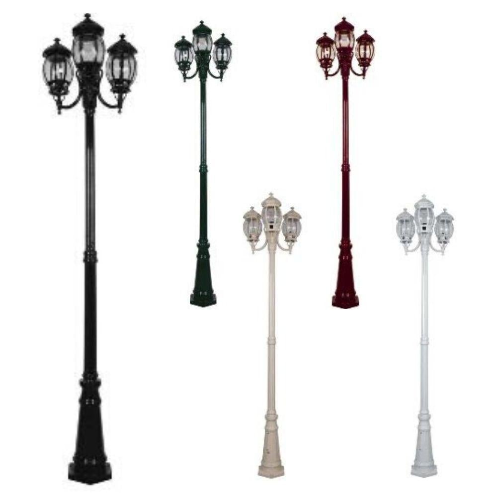 Domus GT-1045 Vienna - Three Head Curved Arm Tall – LED Lighting Designs