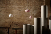 Horizon Small Pendant Light Marshmallow & Matt Gold