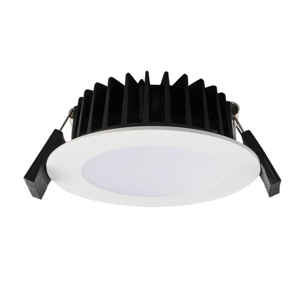 Ecogem Recessed LED Downlight 10W SFI White Aluminium 3 CCT