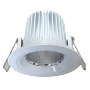 Ecostar Recessed LED Downlight 9W White Aluminium 3 CCT