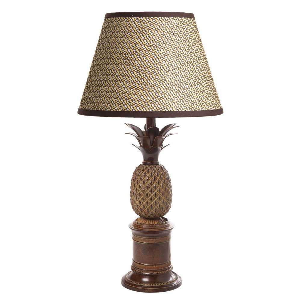 Bermuda 1 Light Brown Pineapple Table Lamp Base Only