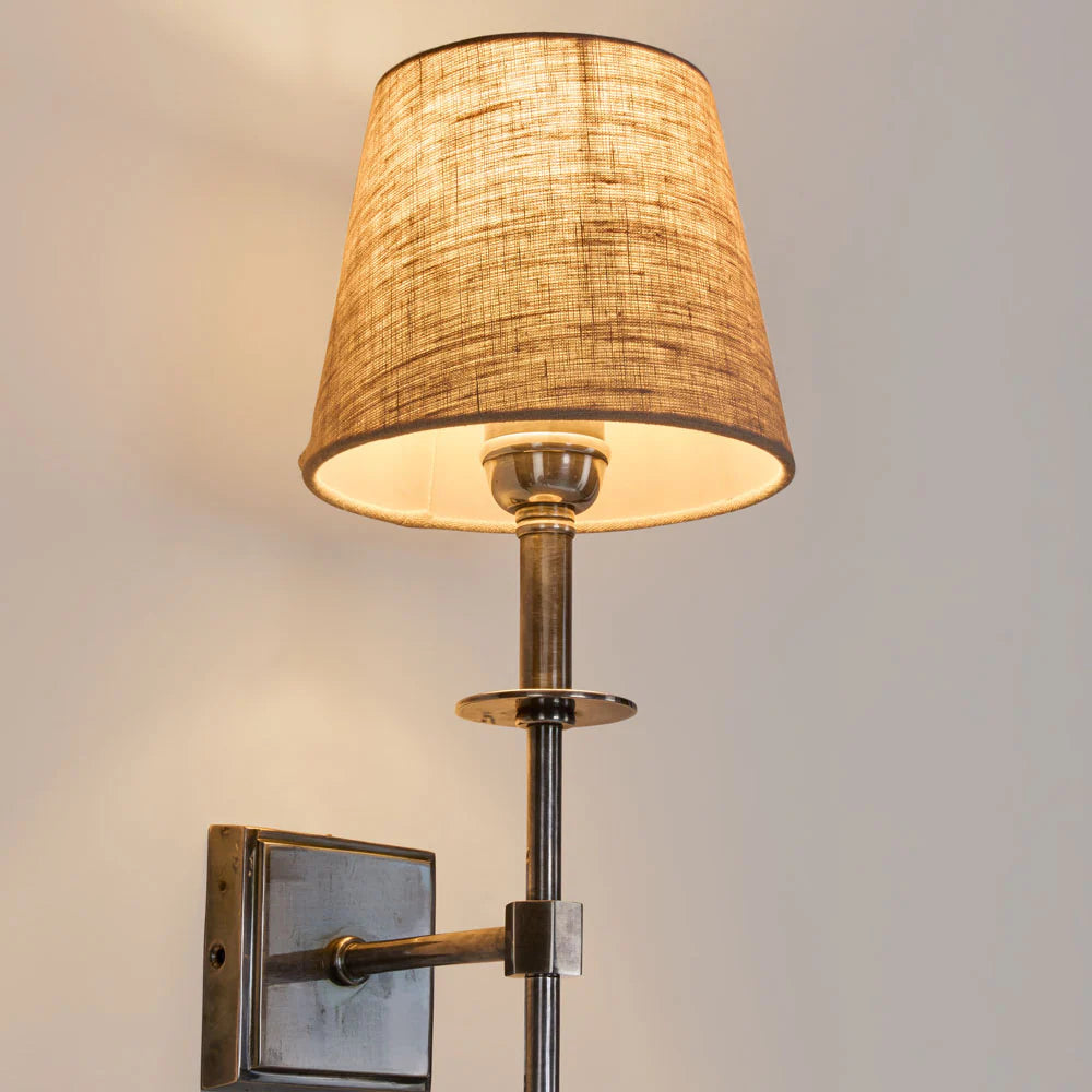 Danish Wall Light Antique Silver