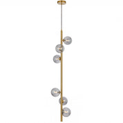 ELSON 6 LIGHT PENDANT ANTIQUE GOLD
