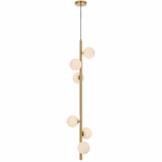 ELSON 6 LIGHT PENDANT ANTIQUE GOLD