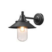 Epping Outdoor Wall Light in Black or Weathered Bronze