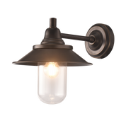 Epping Outdoor Wall Light in Black or Weathered Bronze