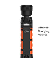 Adjustable Zoom Torch: LED 180° Rechargeable 900LM Flood Spot Beam Torch IP54 IK08