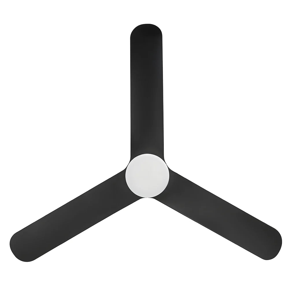 ILUKA Hugger DC Ceiling Fan 60" Matt Black With LED