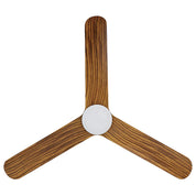 ILUKA Hugger DC Ceiling Fan 52" Black & Wood With LED