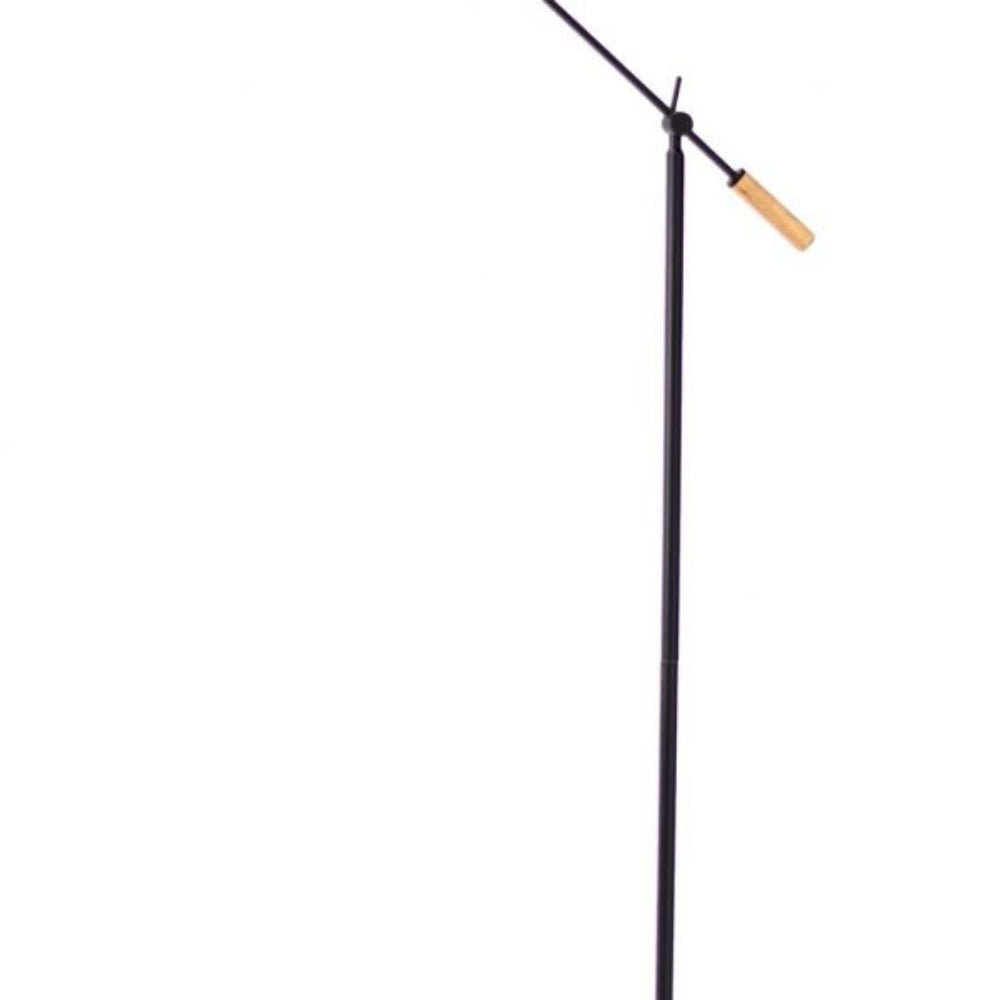 Scandinavian Adjustable Floor Lamp in Black