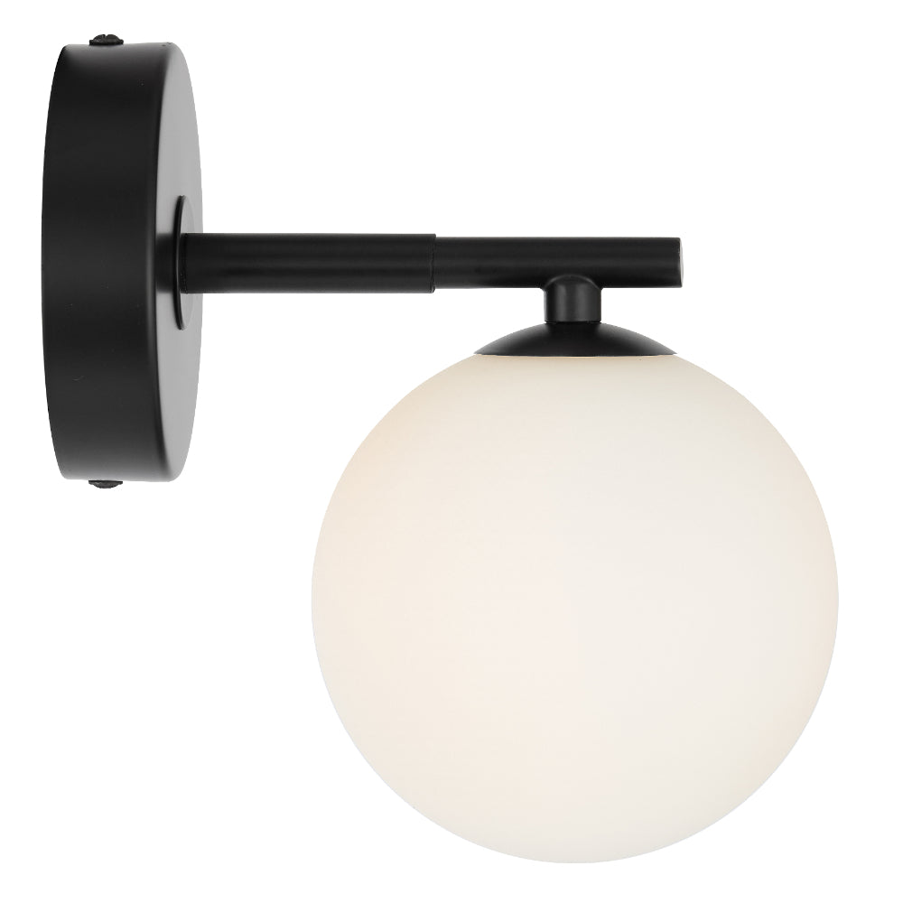 FELTON 1 LIGHT WALL LIGHT BLACK