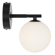 FELTON 1 LIGHT WALL LIGHT BLACK