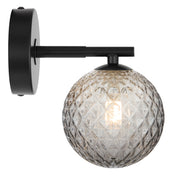 FELTON 1 LIGHT WALL LIGHT BLACK