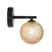 FELTON 1 LIGHT WALL LIGHT BLACK