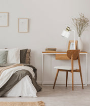 FLOTAR: Interior Cylinder Iron Shade with Antique Brass Highlight Table Lamps