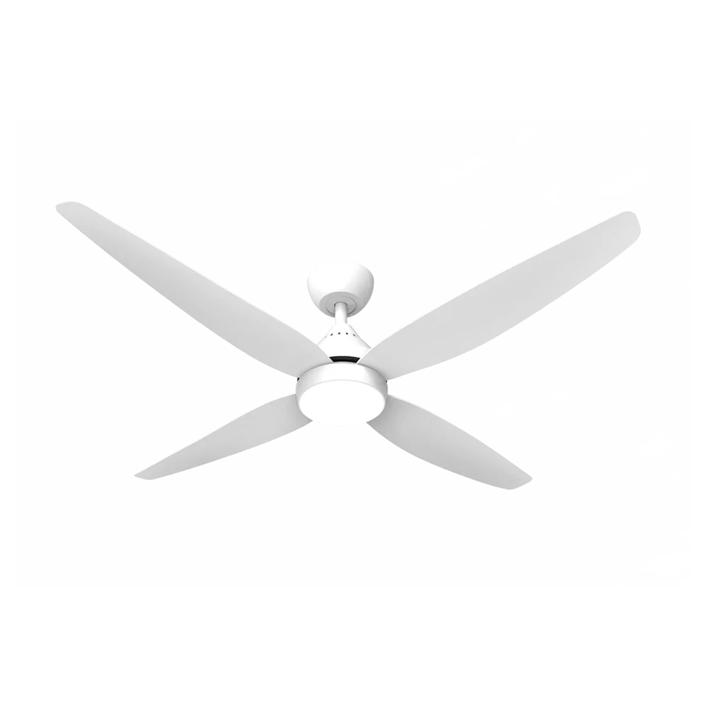 SAL Forbes 52 + SDCF11/52/4 52" 1362mm 30W DC Ceiling Fan Four Blades with Selectable CCT and Dimmable 22W LED Light