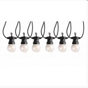 LED Festoon 20 Lights Black Clear