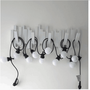 LED Festoon 20 Lights Black Opal
