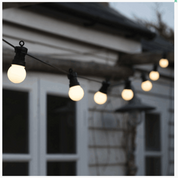 LED Festoon 20 Lights Black Opal