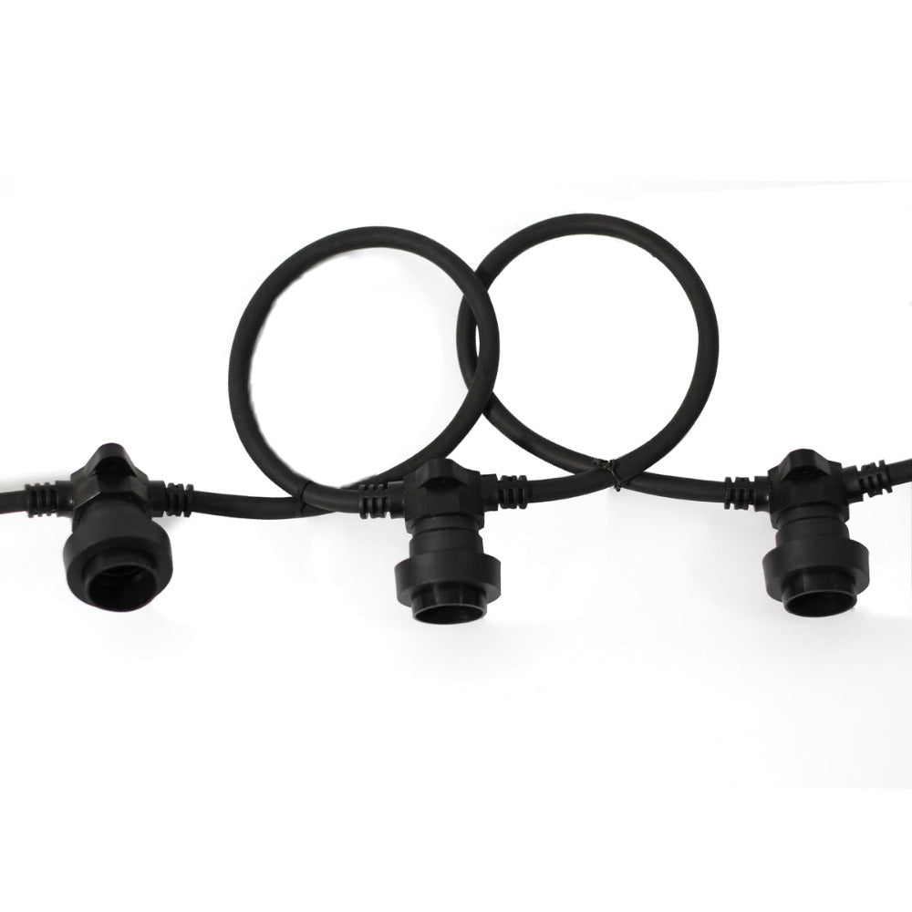 Festoon Light Outdoor Black
