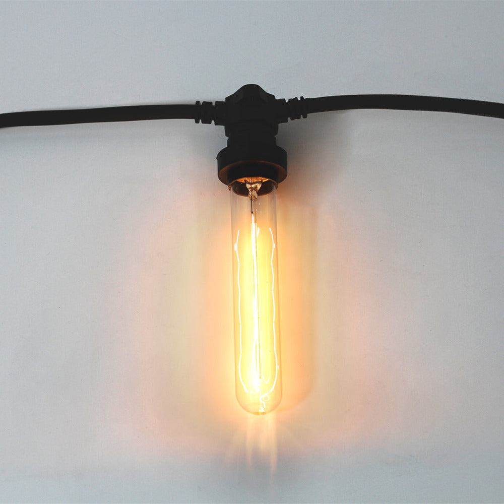 Festoon Light Outdoor Black