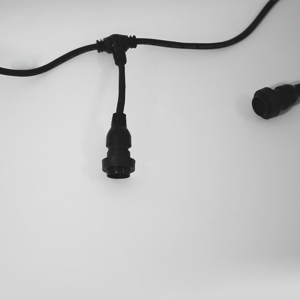 Festoon Light Outdoor Hanging Black