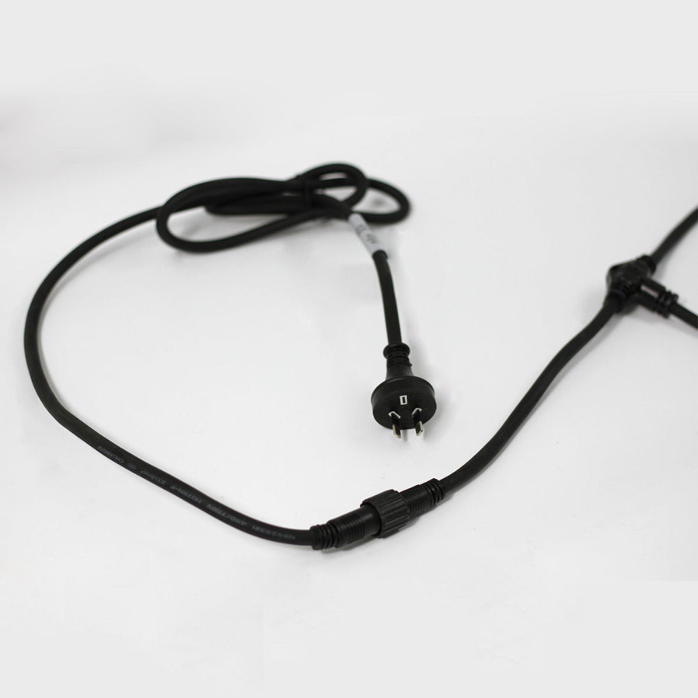 Festoon Light Outdoor Hanging Black