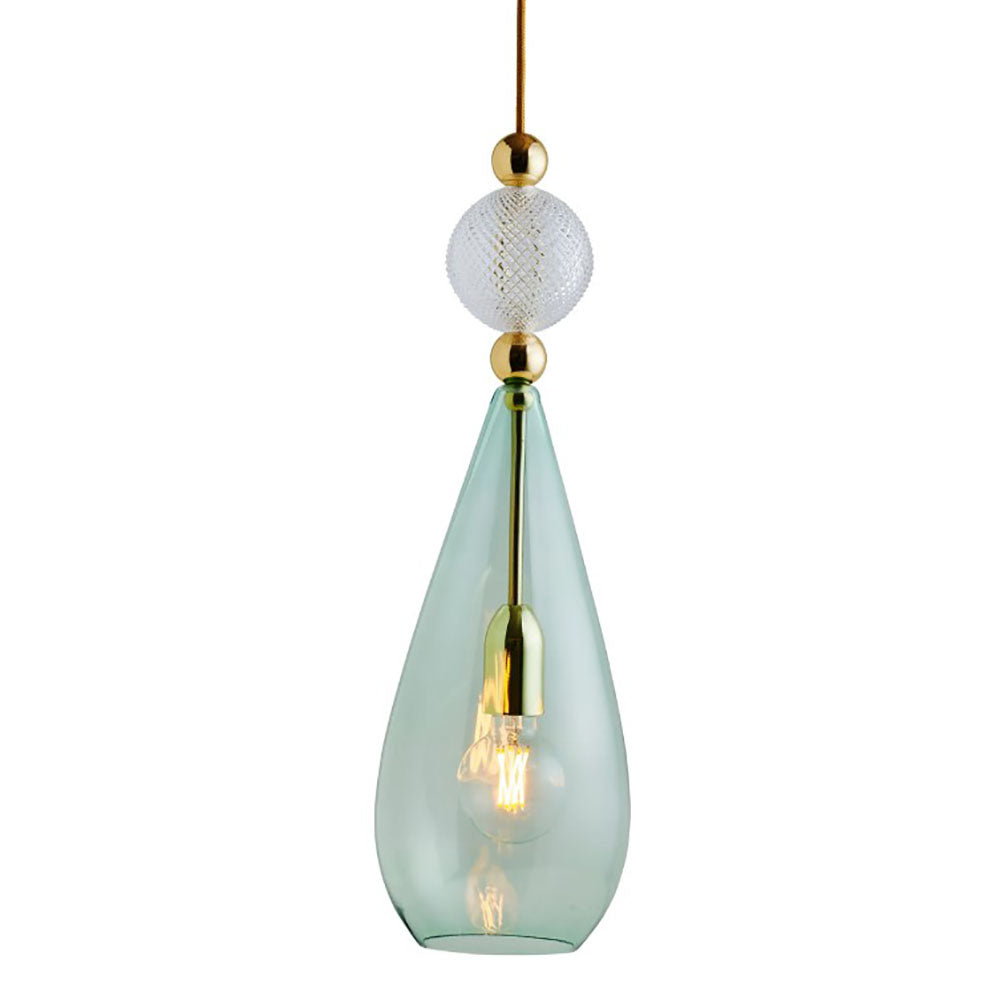 Smykke Pendant Light W180mm Glass Check Ball