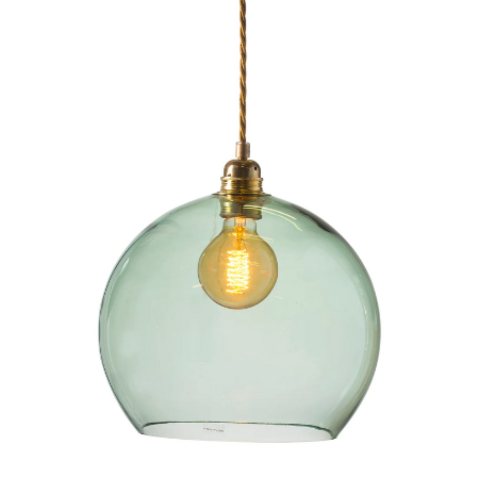 Rowan Pendant Light W280mm Glass Matt Gold