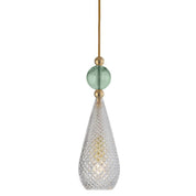 Smykke Pendant Light W125mm Check Clear Glass