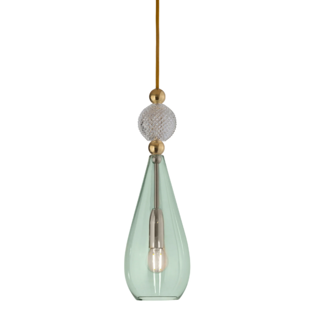Smykke Pendant Light W125mm Glass Check Ball