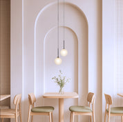 GASTON 2 LIGHT PENDANT BLACK