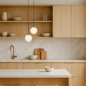 GASTON 2 LIGHT PENDANT BLACK