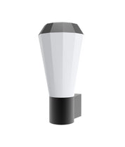 GEB: Exterior LED Dark Grey Tapered Surface Mounted Wall Light IP54