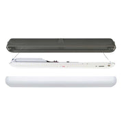 Gibraltar LED Batten Light 15W Grey Polycarbonate 3CCT