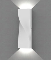 GIROTRI: Large Exterior LED Tri-CCT Surface Mounted Up/Down Twist Wall Lights IP65