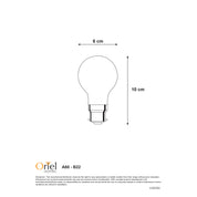 MATT OPAL FILAMENT LED A60 4000K B22 - 6W / B22 / 4000K Dimmable