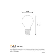 FILAMENT LED A60 SPIRAL E27 - 3W / E27 / 2200K Dimmable