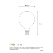 MATT OPAL FILAMENT LED G125 6W 4000K - 6W / E27 / 4000K Dimmable