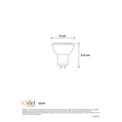 5W GU10 LED 4000K - 5W / 4000K / 60Degree