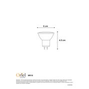 LED 12V MR16 - 7W / 5000K / 60DEG
